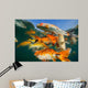 Koi Freshwater Carp Raised Wall Decal Design 5