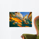 Koi Freshwater Carp Raised Wall Decal Design 4