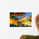Koi Freshwater Carp Raised Wall Decal Design 3