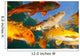 Koi Freshwater Carp Raised Wall Decal Design 3