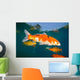 Koi Freshwater Carp Raised Wall Decal Design 1