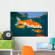Koi Freshwater Carp Raised Wall Decal Design 1