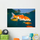 Koi Freshwater Carp Raised Wall Decal Design 1