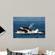 Humpback Whales Bubble-net Feeding Wall Decal Design 3