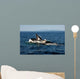 Humpback Whales Bubble-net Feeding Wall Decal Design 2