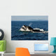 Humpback Whales Bubble-net Feeding Wall Decal Design 1