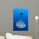 Snorkeler Diving with Whale Wall Decal