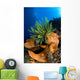 Yellow Crinoid Perched Large Wall Decal