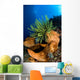 Yellow Crinoid Perched Large Wall Decal
