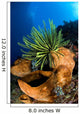 Yellow Crinoid Perched Large Wall Decal