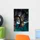 Juvenile Longfin Batfish Raja Wall Decal Design 2