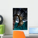 Juvenile Longfin Batfish Raja Wall Decal Design 2