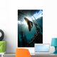 Juvenile Longfin Batfish Raja Wall Decal Design 1