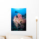 Soft Corals Tropical Reef Wall Decal Design 2