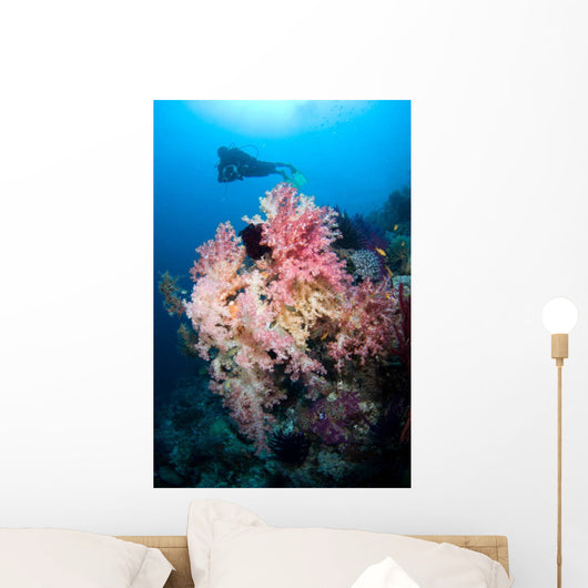 Soft Corals Tropical Reef Wall Decal Design 2