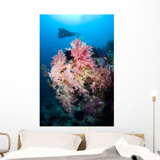 Soft Corals Tropical Reef Wall Decal Design 2