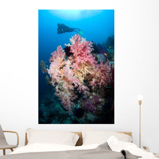 Soft Corals Tropical Reef Wall Decal Design 2