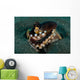 Coconut Octopus Broken Bottle Wall Decal Design 2