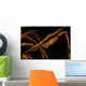 Banded Sawblade Shrimp Black Wall Decal