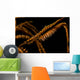 Banded Sawblade Shrimp Black Wall Decal