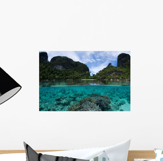 Split Level Photo Misool Wall Decal Design 2