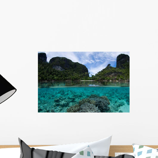 Split Level Photo Misool Wall Decal Design 2