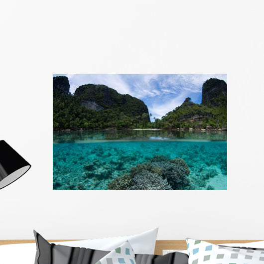 Split Level Photo Misool Wall Decal Design 2