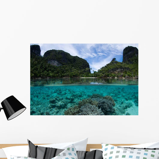 Split Level Photo Misool Wall Decal Design 2