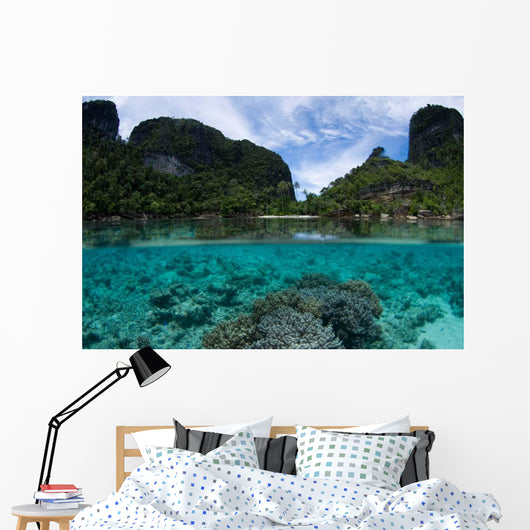 Split Level Photo Misool Wall Decal Design 2