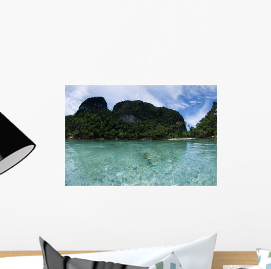 Split Level Photo Misool Wall Decal Design 1