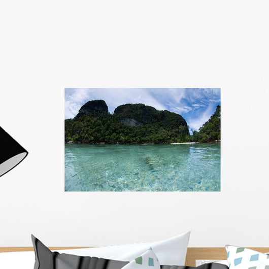 Split Level Photo Misool Wall Decal Design 1