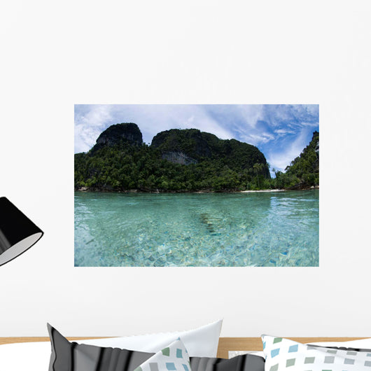Split Level Photo Misool Wall Decal Design 1