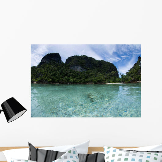 Split Level Photo Misool Wall Decal Design 1