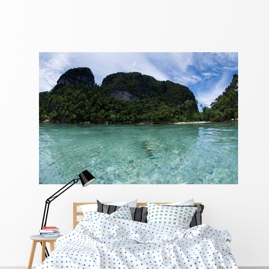 Split Level Photo Misool Wall Decal Design 1