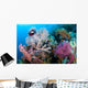 Soft Corals Tropical Reef Wall Decal Design 1
