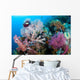 Soft Corals Tropical Reef Wall Decal Design 1