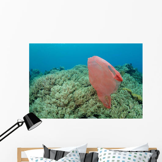 Plastic Bag Floats across Wall Decal