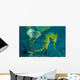 Thorny Seahorse Hippocampus Hystrix Wall Decal Design 2