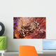 Zebra Crab Fire Urchin Wall Decal
