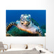 Hawksbill Sea Turtle Portrait Wall Decal Design 3