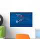 Juvenile Manta Ray Feeding Wall Decal Design 3