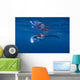 Juvenile Manta Ray Feeding Wall Decal Design 3