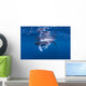 Juvenile Manta Ray Feeding Wall Decal Design 2