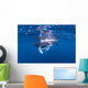 Juvenile Manta Ray Feeding Wall Decal Design 2