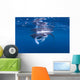 Juvenile Manta Ray Feeding Wall Decal Design 2