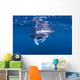 Juvenile Manta Ray Feeding Wall Decal Design 2