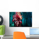 Soft Coral Growing Pilings Wall Decal Design 2