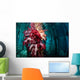 Soft Coral Growing Pilings Wall Decal Design 2