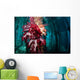 Soft Coral Growing Pilings Wall Decal Design 2