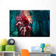 Soft Coral Growing Pilings Wall Decal Design 2